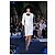 Stivaletti neri e argento a rete Chanel Resort 2009 Nero - vista 3