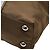 Borsa Prada con placca logo triangolare in khaki e marrone Cachi - vista 4