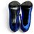 Saint Laurent Metallic blaue Peeptoe-Pumps Metallisch - Ansicht 10