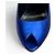 Saint Laurent Metallic blaue Peeptoe-Pumps Metallisch - Ansicht 7