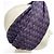 Fascia per capelli con motivo zig zag Missoni in nero e viola NUOVO Porpora - vista 3