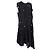 Max Mara Sportmax Spitzen-Midi-Kleid aus schwarzem Polyester