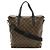 Borsa Tote 2WAY Kitan Monogram Macassar Louis Vuitton Marrone