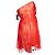 Tibi trägerloses Spitzenkleid in Orange. - Ansicht 3