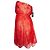 Tibi trägerloses Spitzenkleid in Orange. - Ansicht 4