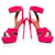 Sandali platform in suede rosa Givenchy  - vista 3