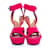 Sandali platform in suede rosa Givenchy  - vista 7