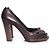 Zapatos de plataforma peep toe Barbara Bui Castaño - vista 5