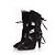 Botines de piel de conejo Neta de Isabel Marant Negro