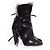 Botines de piel de conejo Neta de Isabel Marant Negro - vista 4