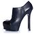 Botines Tribute de Yves Saint Laurent en azul - vista 2