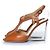 Maison Martin Margiela Wedge in pelle marrone Maison Margiela - vista 2