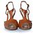 Maison Martin Margiela Wedge in pelle marrone Maison Margiela - vista 5