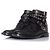 Botas militares Saint Laurent Negro