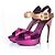 Sandali a piattaforma in raso Roger Vivier Rosa