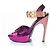 Sandali a piattaforma in raso Roger Vivier Rosa - vista 2