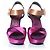Sandali a piattaforma in raso Roger Vivier Rosa - vista 3