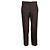 Prada Dark brown striped wool trousers.