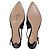 Giorgio Armani Slingback-Pumps mit Ausschnitt aus schwarzem Leder - Ansicht 6