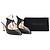 Giorgio Armani Slingback-Pumps mit Ausschnitt aus schwarzem Leder - Ansicht 7