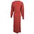 Maxikleid Jemaa mit Schlitz aus Rostwolle von Jacquemus Orange - Ansicht 3