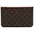 Pochette Neverfull Monogram Louis Vuitton Rosso
