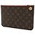 Pochette Neverfull Monogram Louis Vuitton Rosso - vista 2
