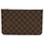 Pochete Neverfull MM Damier Louis Vuitton Marrom