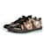 Lanvin Python-Sneaker mit Lackleder-Spitze Braun  - Ansicht 1