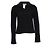 Yohji Yamamoto Wollweste mit extra hohem Kragen. Schwarz