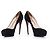 Décolleté platform in suede nero Prada. - vista 4