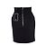 Falda lápiz negra Elisabetta Franchi. Negro - vista 2