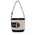 Borsa a secchiello piccola Gucci 73 in pelle Toile Gucci Nero