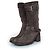 Botas de biker Free Lance en ante gris