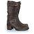 Botas de biker Free Lance en ante gris - vista 4