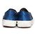 Céline Sneaker slip-on in satin Celine Blu - vista 3