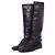 Botas de montar de cuero marrón Burberry Castaño
