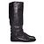 Botas de montar de cuero marrón Burberry Castaño - vista 5