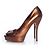 Gucci Gold Sofia Peeptoe-Pumps Metallisch Bronze - Ansicht 2