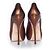 Gucci Gold Sofia Peeptoe-Pumps Metallisch Bronze - Ansicht 3