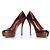 Gucci Gold Sofia Peeptoe-Pumps Metallisch Bronze - Ansicht 6