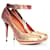 Lanvin Metallic python ankle strap pumps Golden  - view 6