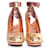 Lanvin Metallic python ankle strap pumps Golden  - view 7