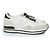 Sneaker Hogan H forte in bianco e beige - vista 5