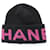 Timeless Cappello in lana e cashmere Chanel Nero