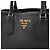 Borsa in pelle 2 in 1 Prada 1BA239 Nero - vista 8