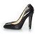 Tacchi stampati in croco Jimmy Choo neri Nero - vista 2