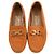 Mocassini in Suede Marrone con Placca Gancini di Salvatore Ferragamo - vista 5