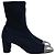 Botines de tobillo de ante azul marino con punta en forma de almendra Fernanda de Stuart Weitzman