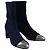 Botines de tobillo de ante azul marino con punta en forma de almendra Fernanda de Stuart Weitzman - vista 4